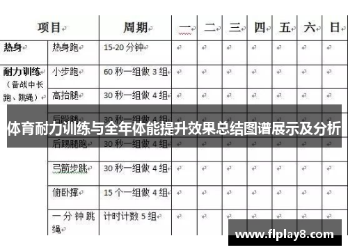 体育耐力训练与全年体能提升效果总结图谱展示及分析